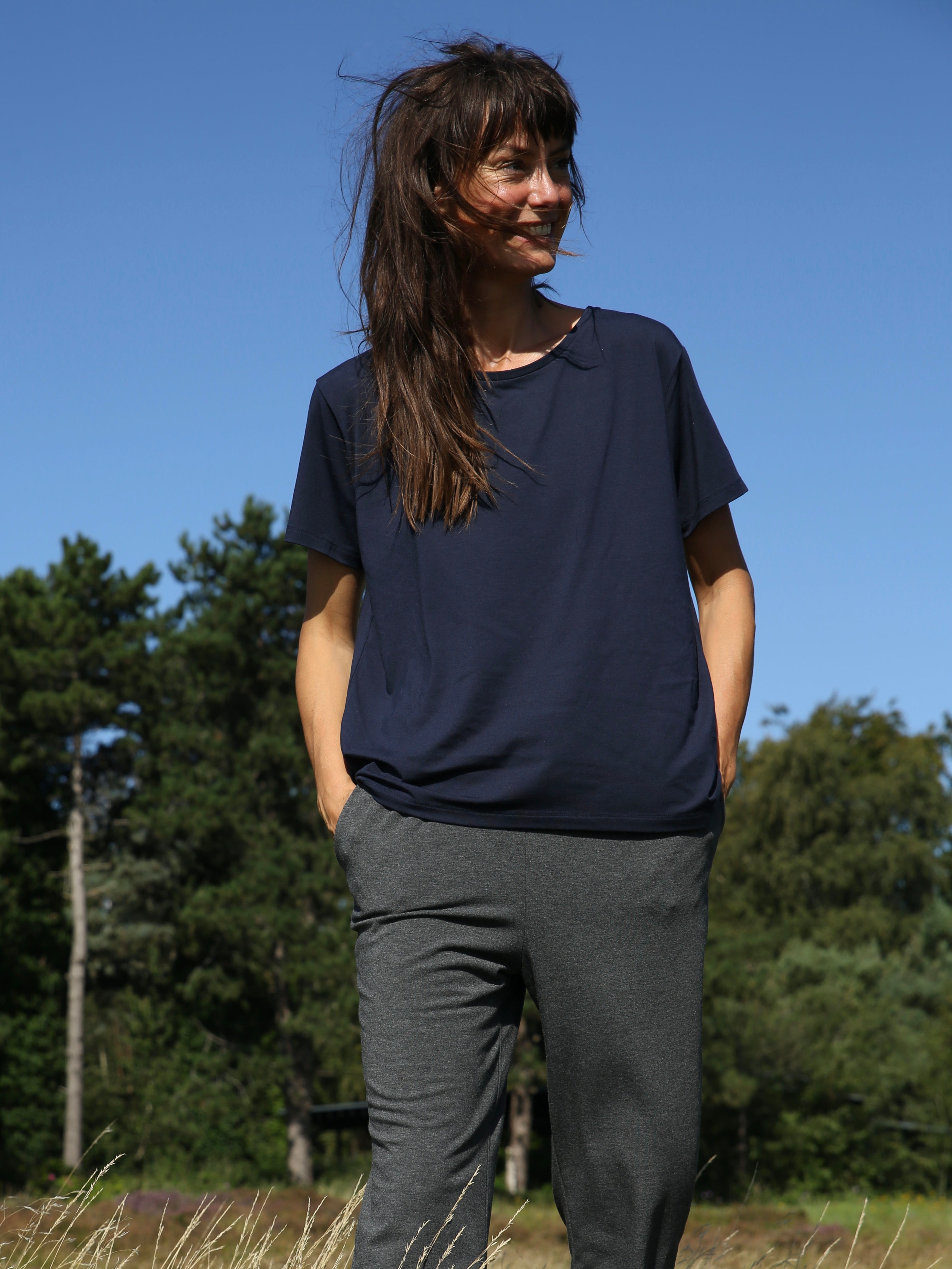 Comfy Copenhagen ApS Slow Tee - Modal T-shirt Navy