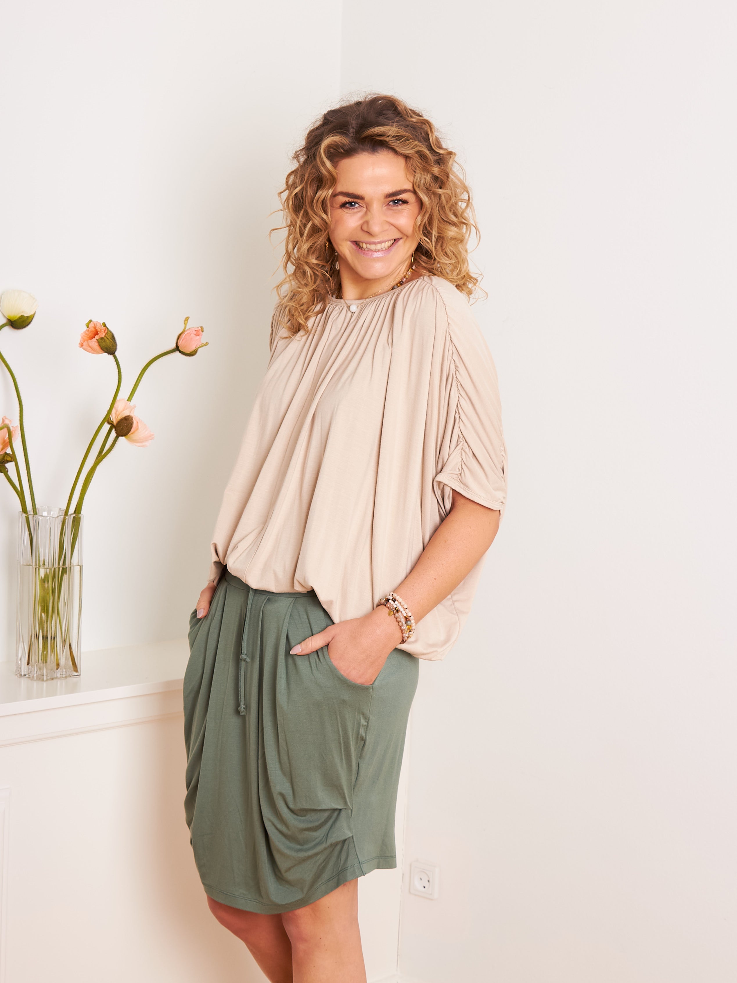 Comfy Copenhagen ApS Wind Of Change Blouse Sand