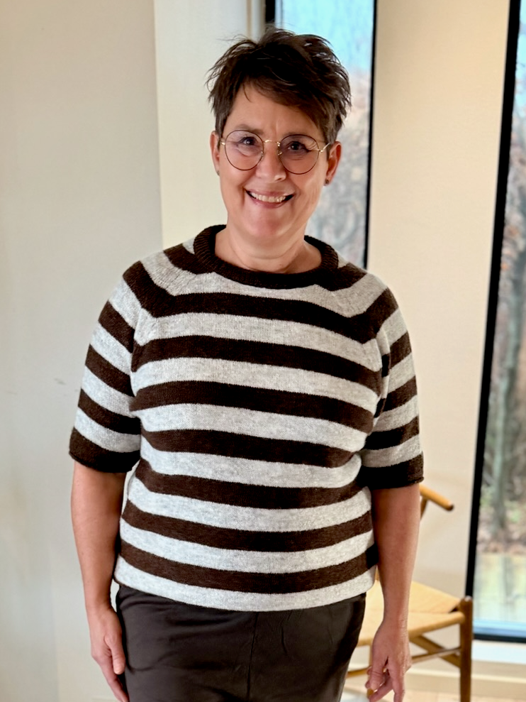 Nice And Soft Short Sleeve - Coffee / Light Grey