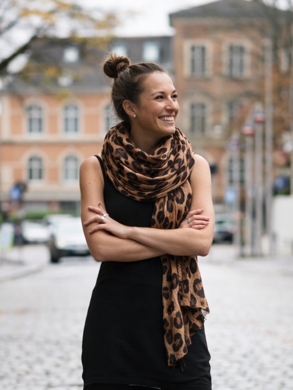 Tørklæde Viscose - Leo Brown